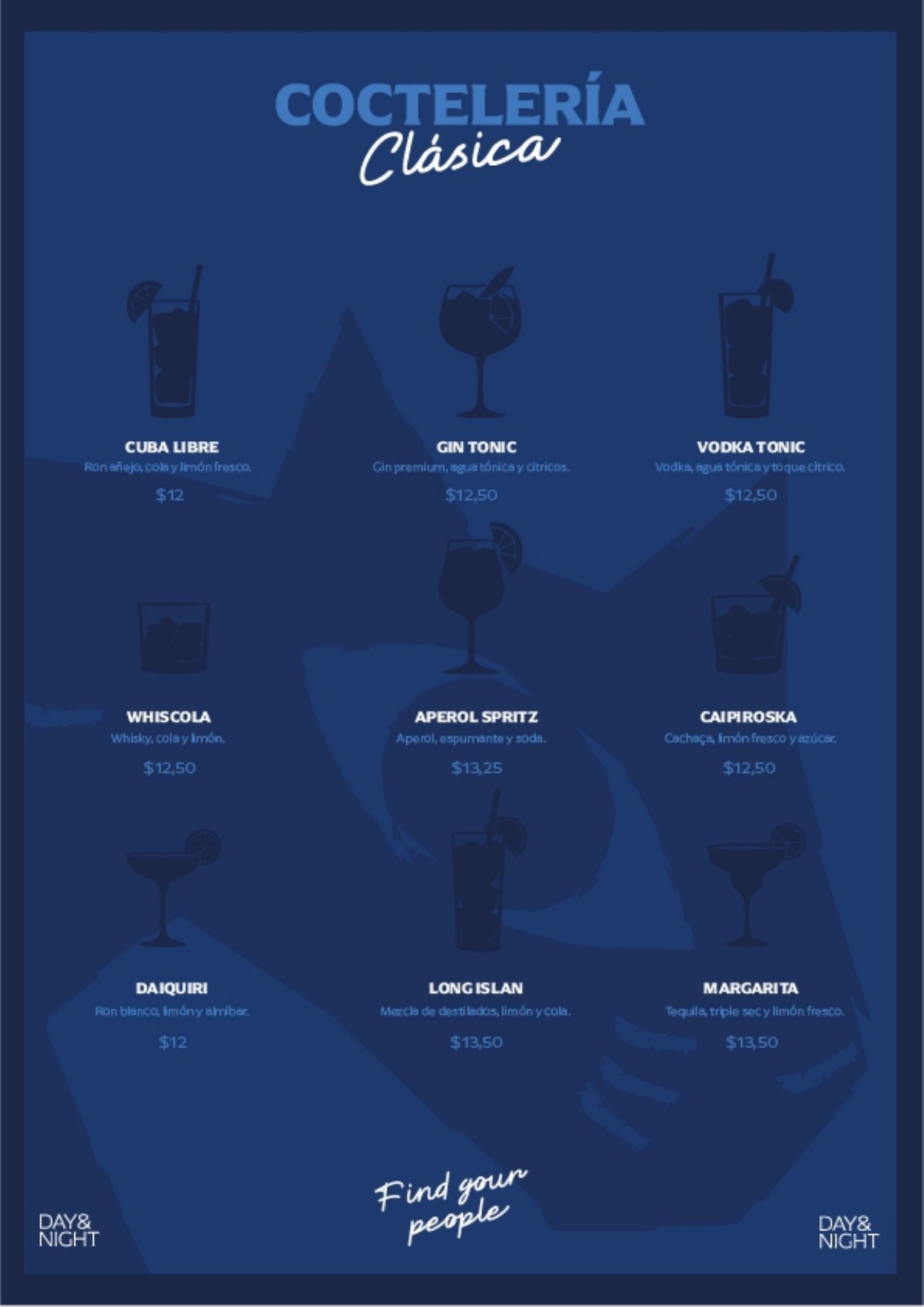 Coctelería clásica